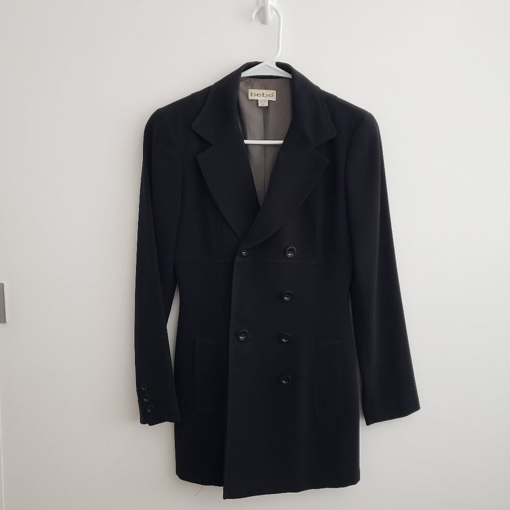 BEBE Vintage Y2K black blazer Size 0